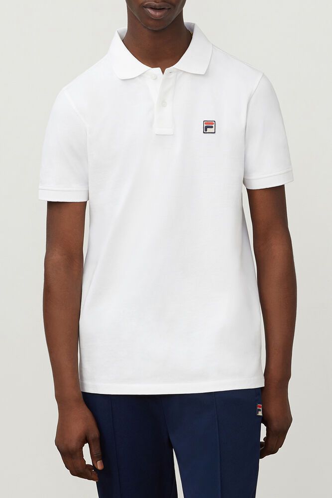 Fila Polo Dante Mens White - India IUT-307926